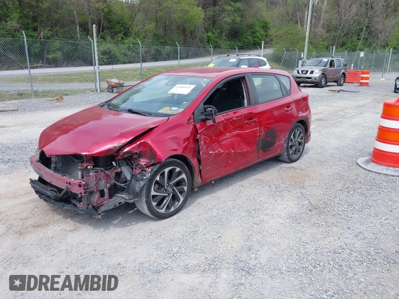2018 Toyota Corolla iM with VIN JTNKARJE7JJ573943, listed as a IAAI auction lot 42080333 with 99,860 mi miles. Bid and sale history available at carsss.com. Image 21.