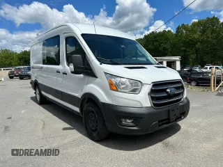 2020 Ford Transit Cargo z VIN 1FTBR1CG3LKB36452, wystawiony jako Copart lot #58659545 z przebiegiem 171 504 mil mil oraz Tytuł czysty. Historia ofert i sprzedaży dostępna na DreamBid. Obrazek 4.