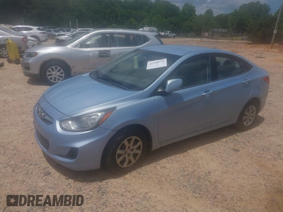 2013 Hyundai Accent GLS with VIN KMHCT4AE9DU285992, listed as a IAAI auction lot 42508614 with 268,347 mi miles and . Bid and sale history available at DreamBid. Image 2.