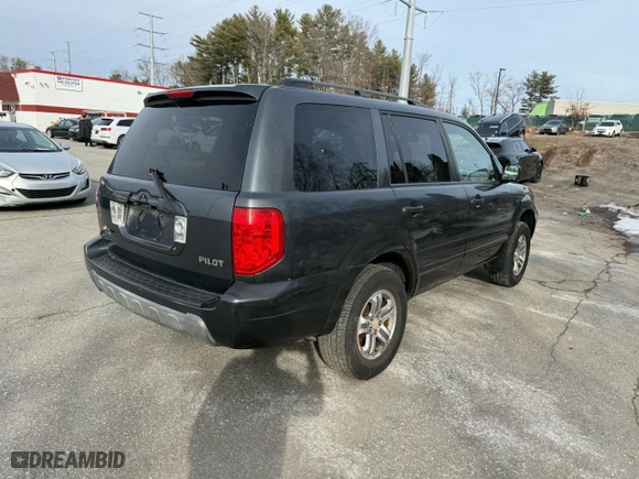 2003 Honda Pilot EX with VIN 2HKYF18673H552702, listed as a Copart auction lot 49175585 with 204,995 mi miles and Clean Title. Bid and sale history available at carsss.com. Image 4.
