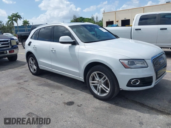 2014 Audi Q5 Premium Plus with VIN WA1LFAFP9EA124785, listed as a IAAI auction lot 42511649 with 99,109 mi miles and . Bid and sale history available at DreamBid. Image 1.