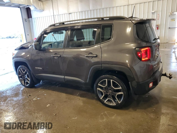 2021 Jeep Renegade Latitude with VIN ZACNJDB10MPM67416, listed as a Copart auction lot 41820515 with 36,119 mi miles and Non repairable. Bid and sale history available at DreamBid. Image 2.
