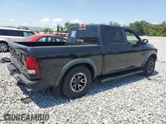 2016 Ram 1500 Rebel with VIN 1C6RR7YT5GS418564, listed as a Copart auction lot 55436645 with 103,949 mi miles and Salvage title. Bid and sale history available at DreamBid. Image 3.
