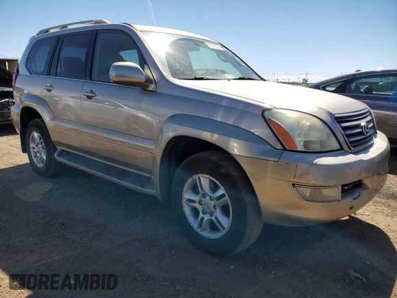 2003 Lexus GX 470 z VIN JTJBT20X730014455, wystawiony jako Copart lot #50578635 z przebiegiem 440 835 mil mil oraz Czysty tytuł • Clean title. Historia ofert i sprzedaży dostępna na DreamBid. Obrazek 4.