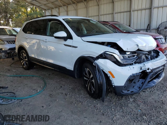 2024 Volkswagen Tiguan S с VIN 3VVFB7AX7RM046672, выставлен на аукционе Copart как лот 86002274 с пробегом 15 211 миль миль и Списание • Salvage title. История ставок и продаж доступна на DreamBid. Изображение 4.