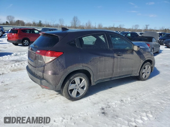 2019 Honda HR-V EX-L with VIN 3CZRU6H7XKM717029, listed as a Copart auction lot 46498375 with 36,609 mi miles and Salvage Title. Bid and sale history available at carsss.com. Image 3.