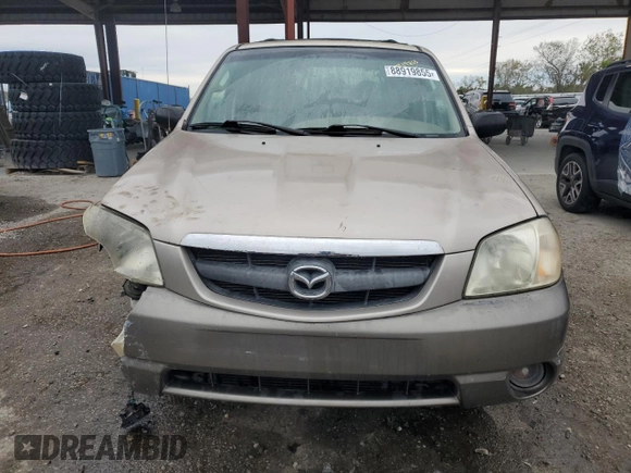 2002 Mazda Tribute LX with VIN 4F2YU09132KM24637, listed as a Copart auction lot 88919855 with 211,198 mi miles and Salvage Title. Bid and sale history available at carsss.com. Image 5.