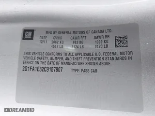 2012 Chevrolet Camaro 2LS with VIN 2G1FA1E32C9157807, listed as a IAAI auction lot 41667947 with 94,890 mi miles. Bid and sale history available at carsss.com. Image 9.
