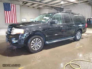 2017 Ford Expedition EL XLT with VIN 1FMJK1JT3HEA47966, listed as a Copart auction lot 49482765 with 107,337 mi miles and Clean Title. Bid and sale history available at carsss.com. Image 1.