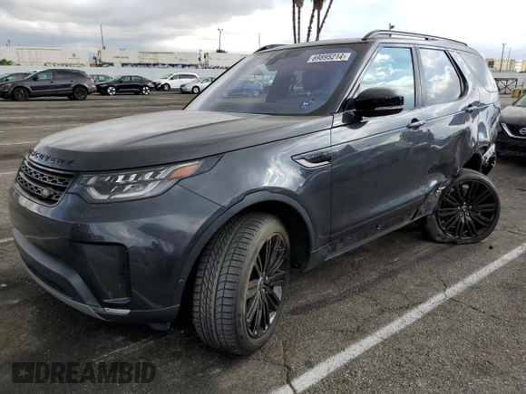 2019 Land Rover Discovery HSE z VIN SALRR2RV6KA095774, wystawiony jako Copart lot #69895214 z przebiegiem 52 303 mil mil oraz Szkoda całkowita • Salvage title. Historia ofert i sprzedaży dostępna na DreamBid. Obrazek 1.