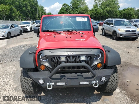 2012 Jeep Wrangler Sport with VIN 1C4AJWAG9CL212222, listed as a Copart auction lot 61919275 with 183,729 mi miles and Clean title. Bid and sale history available at DreamBid. Image 5.