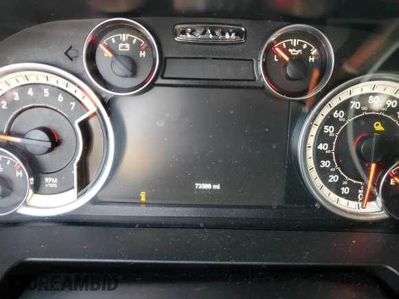 2018 Ram 1500 SLT with VIN 1C6RR7GG0JS218610, listed as a Copart auction lot 79170104 with 73,599 mi miles and Salvage title. Bid and sale history available at DreamBid. Image 9.