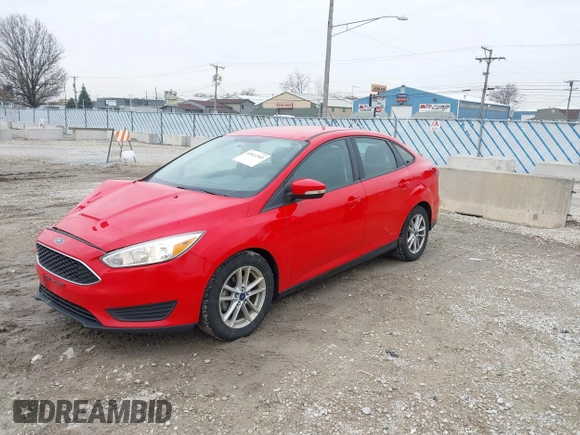 2017 Ford Focus SE with VIN 1FADP3F20HL302380, listed as a IAAI auction lot 42021505 with 166,305 mi miles. Bid and sale history available at carsss.com. Image 2.