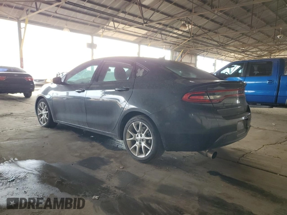 2013 Dodge Dart Rallye with VIN 1C3CDFBA4DD202014, listed as a Copart auction lot 43281965 with 169,062 mi miles and Clean Title. Bid and sale history available at carsss.com. Image 2.