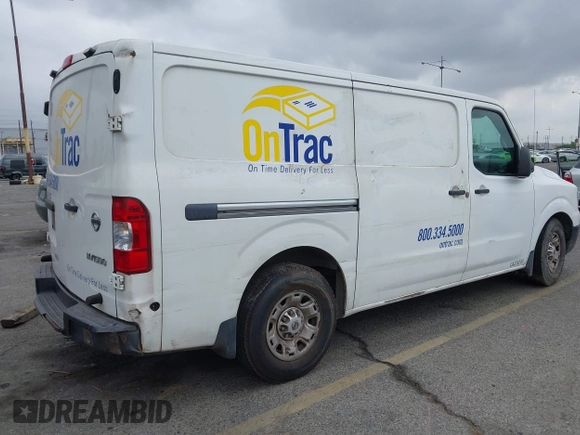 2012 Nissan NV S with VIN 1N6BF0KL6CN104110, listed as a IAAI auction lot 42118153 with 382,169 mi miles. Bid and sale history available at carsss.com. Image 4.