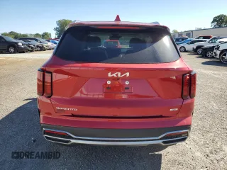 2023 Kia Sorento Hybrid EX with VIN KNDRHDLG7P5224346, listed as a Copart auction lot 75505384 with 15,615 mi miles and Salvage Title. Bid and sale history available at carsss.com. Image 6.