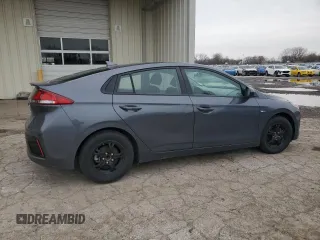 2017 Hyundai Ioniq Blue with VIN KMHC65LC2HU047061, listed as a Copart auction lot 51513465 with 106,466 mi miles and Clean Title. Bid and sale history available at DreamBid. Image 3.