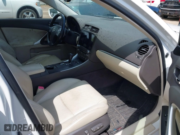 2012 Lexus IS 250 with VIN JTHCF5C24C5057930, listed as a IAAI auction lot 42251242 with 133,123 mi miles and . Bid and sale history available at DreamBid. Image 5.