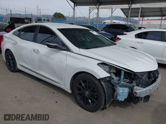2013 Hyundai Azera with VIN KMHFG4JG3DA250451, listed as a IAAI auction lot 41682203 with 132,229 mi miles and . Bid and sale history available at DreamBid. Image 1.