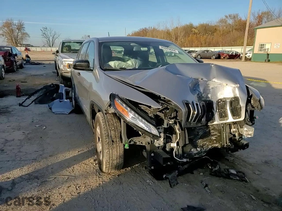 2017 Jeep Cherokee Sport with VIN 1C4PJLAB0HW527588, listed as a Copart auction lot 80089044 with 128,996 mi miles and Salvage Title. Bid and sale history available at carsss.com. Image 10.