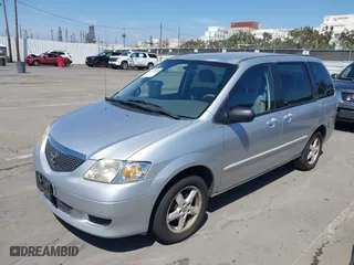 2003 Mazda MPV LX with VIN JM3LW28A230372567, listed as a IAAI auction lot 42081388 with 120,785 mi miles. Bid and sale history available at carsss.com. Image 2.