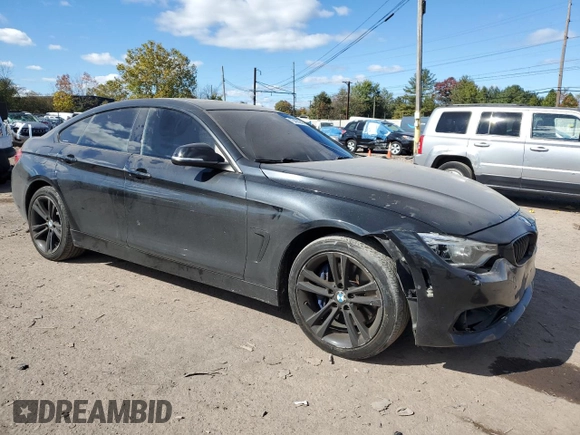 2015 BMW 4 Series 435i xDrive with VIN WBA4B3C59FGV48788, listed as a Copart auction lot 75408944 with 103,837 mi miles and Salvage Title. Bid and sale history available at DreamBid. Image 4.