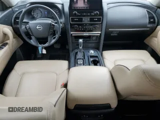 2022 Nissan Armada SV with VIN JN8AY2AD4N9675223, listed as a Copart auction lot 71492594 with 41,875 mi miles and Salvage Title. Bid and sale history available at carsss.com. Image 8.