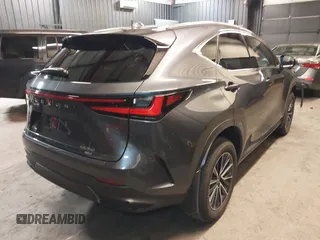 2024 Lexus NX with VIN JTJAGCEZ9R2016334, listed as a IAAI auction lot 41743822 with 15,566 mi miles. Bid and sale history available at carsss.com. Image 4.