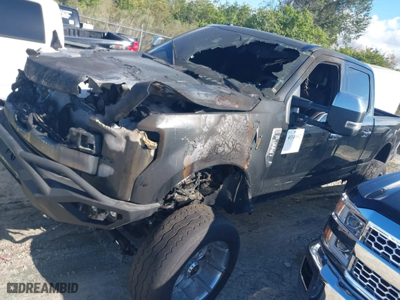 2017 Ford Super Duty F-250 SRW Lariat with VIN 1FT7W2BT1HED50266, listed as a IAAI auction lot 41149852 with 1 mi miles. Bid and sale history available at carsss.com. Image 2.