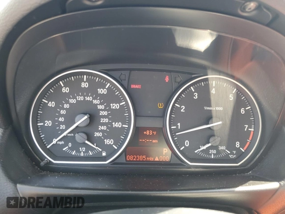 2008 BMW 1 Series 135i with VIN WBAUC73508VF24448, listed as a Copart auction lot 44411745 with 82,385 mi miles and Clean Title. Bid and sale history available at carsss.com. Image 9.