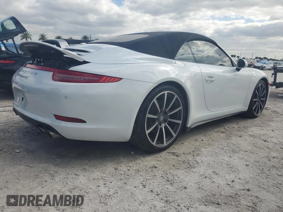 2015 Porsche 911 Carrera S with VIN WP0CB2A96FS155293, listed as a Copart auction lot 74564394 with 43,471 mi miles and Non Repairable. Bid and sale history available at carsss.com. Image 3.