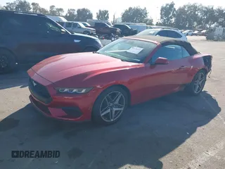 2024 Ford Mustang EcoBoost с VIN 1FAGP8UH4R5136744, выставлен на аукционе IAAI как лот 41674511 с пробегом 11 420 миль миль и . История ставок и продаж доступна на DreamBid. Изображение 2.