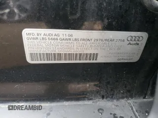 2007 Audi S6 z VIN WAUGN74FX7N075077, wystawiony jako Copart lot #55087875 z przebiegiem 122 121 mil mil oraz Czysty tytuł • Clean title. Historia ofert i sprzedaży dostępna na DreamBid. Obrazek 12.