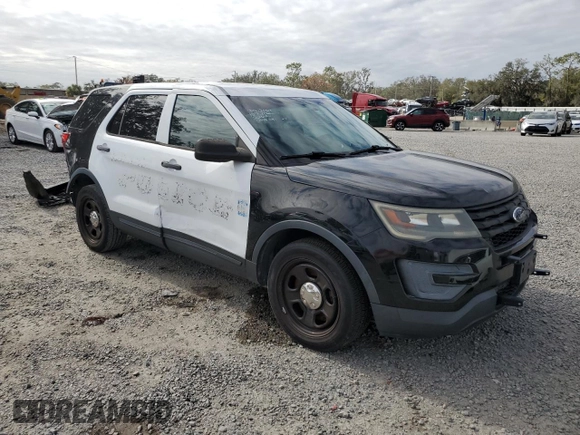 2016 Ford Utility Police Interceptor with VIN 1FM5K8AR9GGD05120, listed as a Copart auction lot 89334145 with 0 mi miles and Clean Title. Bid and sale history available at carsss.com. Image 4.
