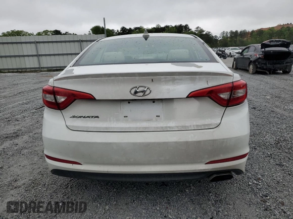 2017 Hyundai Sonata 2.4L with VIN 5NPE24AF3HH523795, listed as a Copart auction lot 51912375 with 90,141 mi miles and Salvage Title. Bid and sale history available at DreamBid. Image 6.