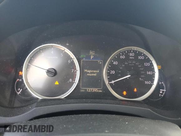 2014 Lexus IS 250 with VIN JTHBF1D22E5029775, listed as a Copart auction lot 56781875 with 127,395 mi miles and Salvage title. Bid and sale history available at DreamBid. Image 9.