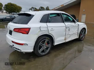 2018 Audi SQ5 Premium Plus with VIN WA1A4AFY9J2174211, listed as a Copart auction lot 44818213 with 48,868 mi miles. Bid and sale history available at carsss.com. Image 3.