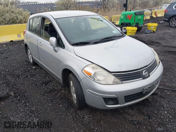 2008 Nissan Versa 1.8 S with VIN 3N1BC13EX8L369608, listed as a IAAI auction lot 42046943 with 133,826 mi miles. Bid and sale history available at carsss.com. Image 1.