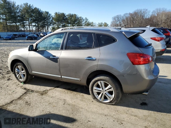 2012 Nissan Rogue S with VIN JN8AS5MVXCW716959, listed as a Copart auction lot 46670865 with 136,133 mi miles and Salvage Title. Bid and sale history available at DreamBid. Image 2.