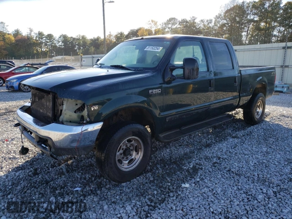 2001 Ford Super Duty F-250 XL with VIN 1FTNW21SX1EA33933, listed as a Copart auction lot 81153254 with 670,845 mi miles and Salvage Title. Bid and sale history available at carsss.com. Image 1.