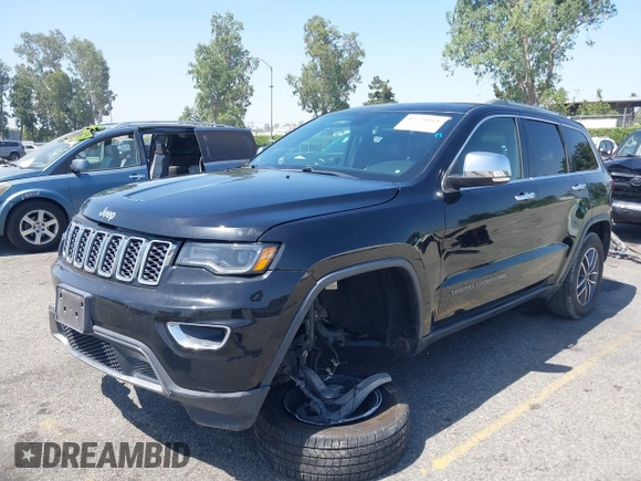 2019 Jeep Grand Cherokee Limited with VIN 1C4RJEBG5KC657227, listed as a IAAI auction lot 42530168 with 125,562 mi miles and . Bid and sale history available at DreamBid. Image 2.