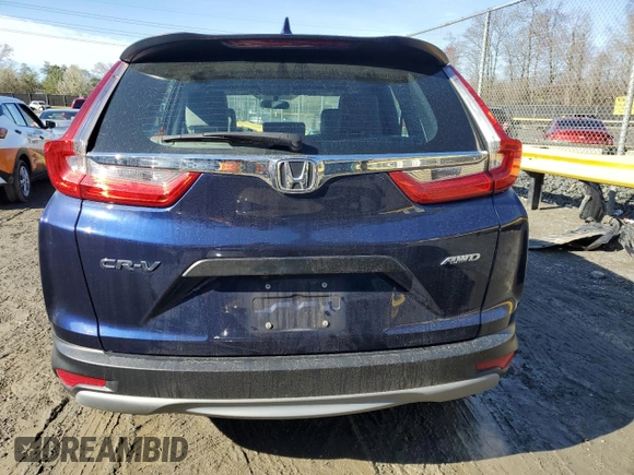 2017 Honda CR-V LX with VIN 2HKRW6H32HH221010, listed as a Copart auction lot 50395845 with 47,489 mi miles and Salvage Title. Bid and sale history available at carsss.com. Image 6.