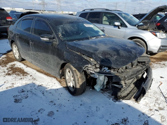 2012 Volkswagen Jetta Sedan TDI w/Premium with VIN 3VWLL7AJ2CM088505, listed as a Copart auction lot 88690415 with 106,623 mi miles and Salvage Title. Bid and sale history available at carsss.com. Image 4.