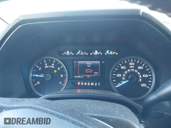2017 Ford F-150 XL with VIN 1FTEX1EP2HFA30879, listed as a IAAI auction lot 41027941 with 54,480 mi miles. Bid and sale history available at carsss.com. Image 7.