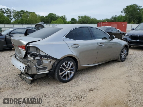 2018 Lexus IS 300 with VIN JTHBA1D27J5067821, listed as a Copart auction lot 53500935 with 47,552 mi miles and Salvage title. Bid and sale history available at DreamBid. Image 3.