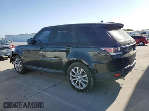 2016 Land Rover Range Rover Sport HSE with VIN SALWR2PF4GA121133, listed as a Copart auction lot 53843675 with 64,635 mi miles and Salvage title. Bid and sale history available at DreamBid. Image 2.