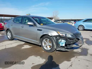 2015 Kia Optima LX with VIN 5XXGM4A71FG484306, listed as a IAAI auction lot 41797482 with 116,181 mi miles and . Bid and sale history available at carsss.com. Image 1.