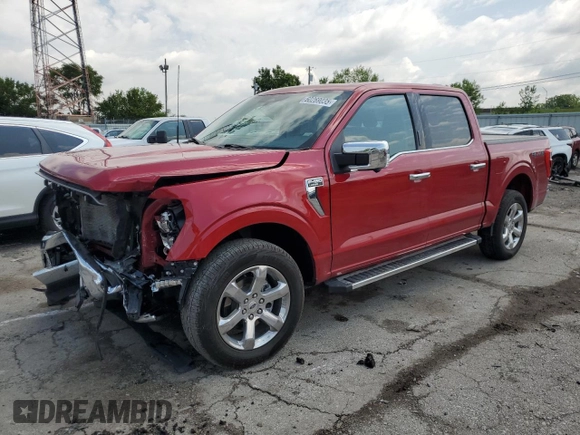 2022 Ford F-150 XL z VIN 1FTFW1E52NKD97029, wystawiony jako Copart lot #60269035 z przebiegiem 39 743 mil mil oraz Szkoda całkowita • Salvage title. Historia ofert i sprzedaży dostępna na DreamBid. Obrazek 1.