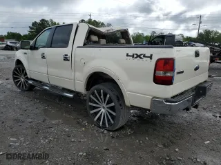 2008 Ford F-150 XLT with VIN 1FTPW14V48FB90869, listed as a Copart auction lot 53634114 with 180,996 mi miles and Salvage Title. Bid and sale history available at carsss.com. Image 2.