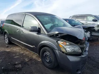 2007 Nissan Quest with VIN 5N1BV28U27N104205, listed as a IAAI auction lot 41467982 with 183,428 mi miles. Bid and sale history available at carsss.com. Image 1.